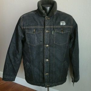 Eddie Bauer Sherpa Lined Jeans Jacket